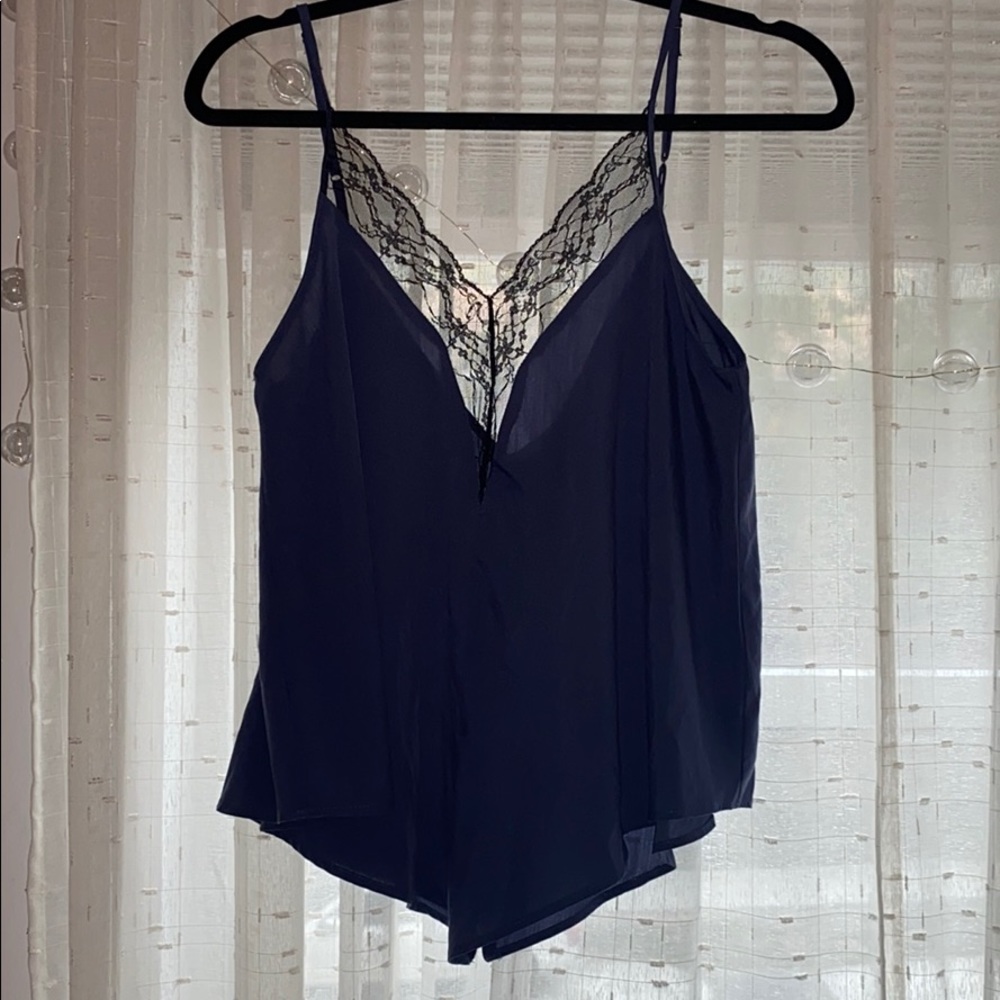 Zara Tank with Lace Inset